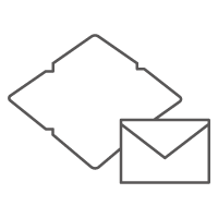 オリジナルオーダー（ダイア形封筒）