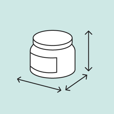 商品(内容物)のサイズ確認