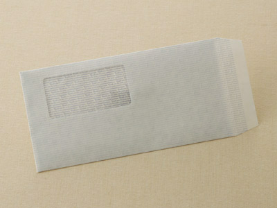 第5回 オリジナルデザインの地紋付き窓封筒