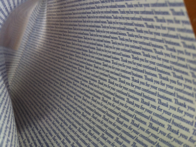 第5回 オリジナルデザインの地紋付き窓封筒