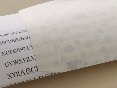 第5回 オリジナルデザインの地紋付き窓封筒