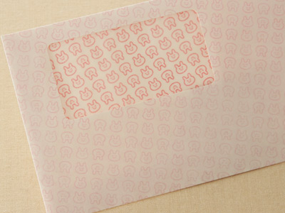 第5回 オリジナルデザインの地紋付き窓封筒