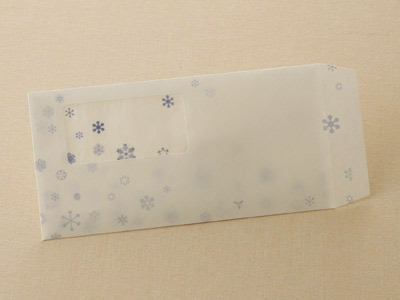 第5回 オリジナルデザインの地紋付き窓封筒