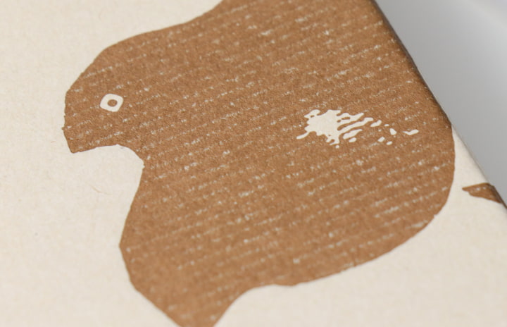 Gフルートへの活版印刷