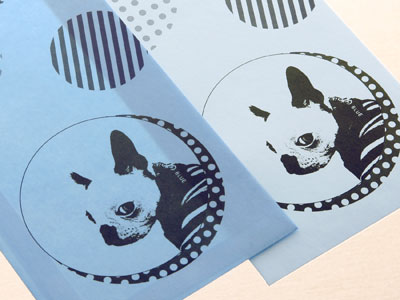 第8回　明るい色合いのロウ引き封筒に空押し