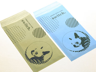 第8回　明るい色合いのロウ引き封筒に空押し