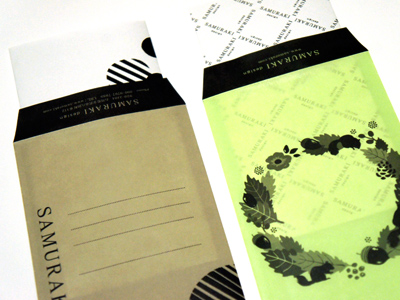 第8回　明るい色合いのロウ引き封筒に空押し