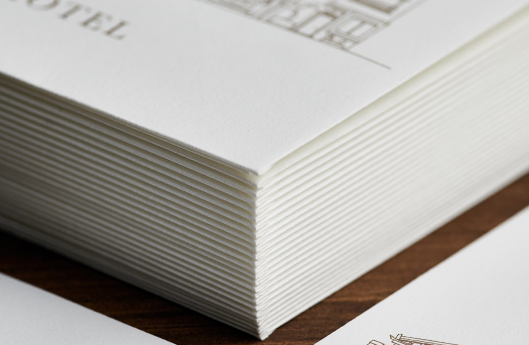 コットンの厚紙封筒