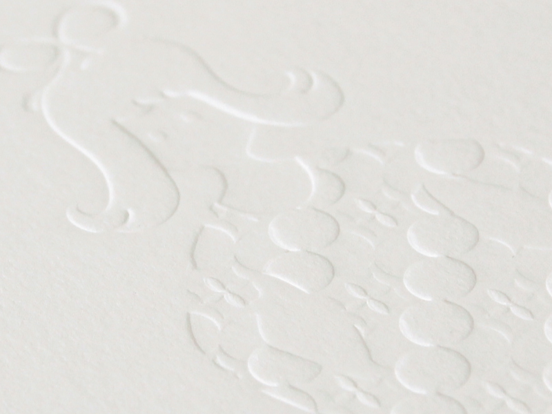 第16回 超特厚カードへの空押し&エンボス加工