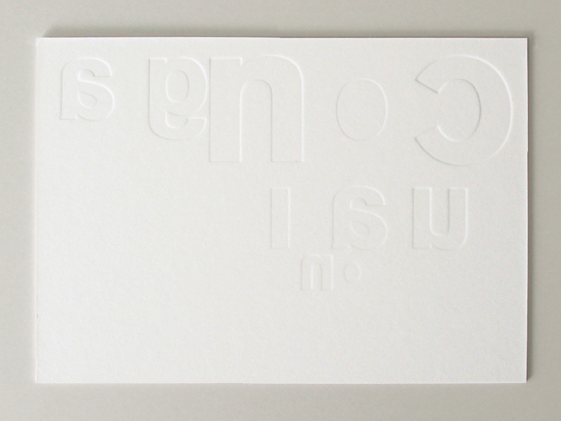 第16回 超特厚カードへの空押し&エンボス加工