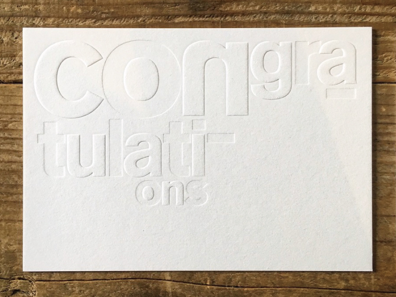 第16回 超特厚カードへの空押し&エンボス加工