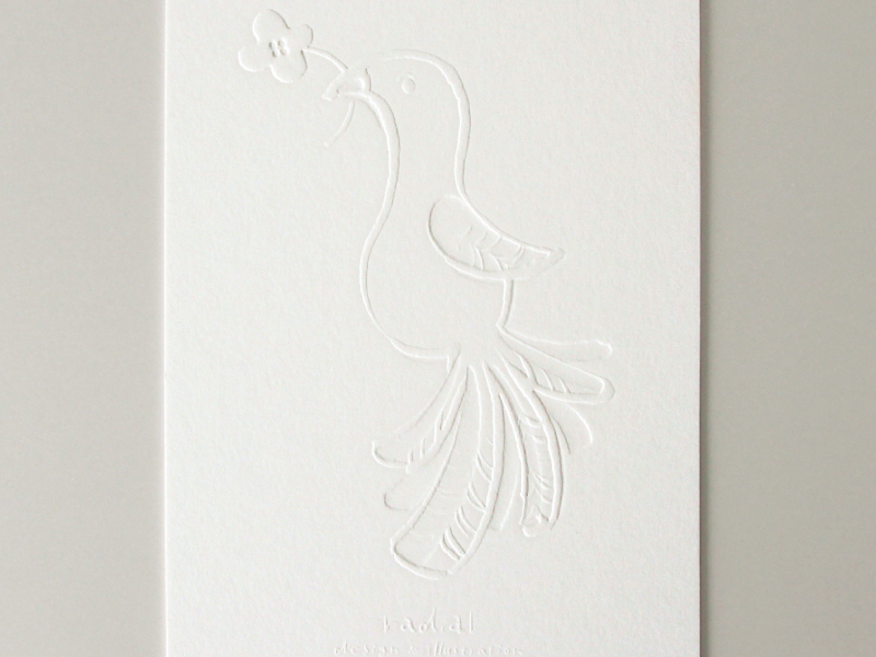 第16回 超特厚カードへの空押し&エンボス加工