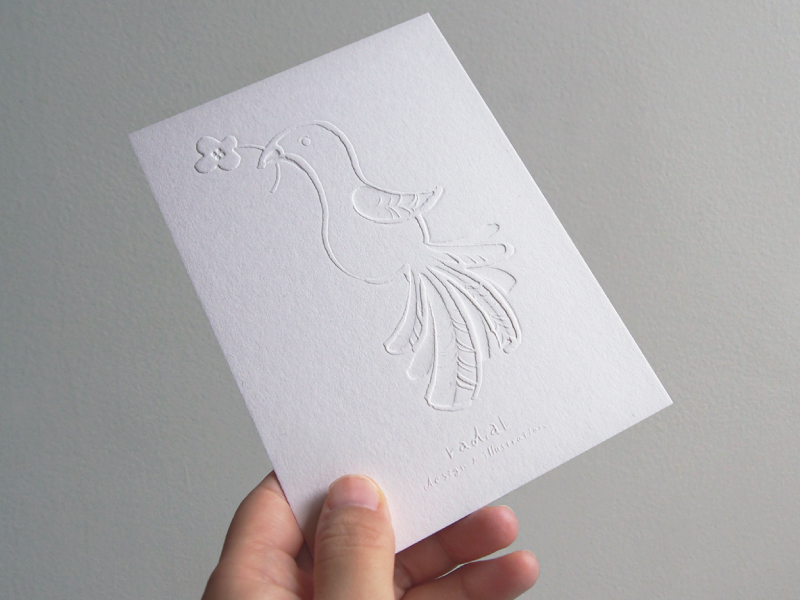 第16回 超特厚カードへの空押し&エンボス加工