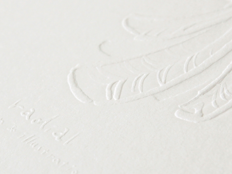 第16回 超特厚カードへの空押し&エンボス加工