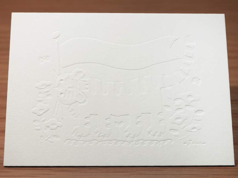 第16回 超特厚カードへの空押し&エンボス加工