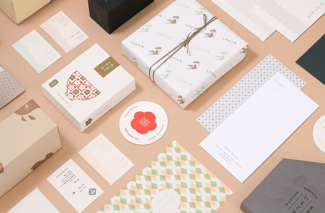 和の封筒・カード・パッケージ・冊子