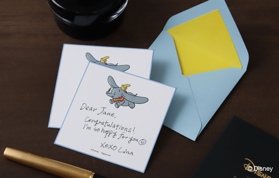 洗練されたミニメッセージカードセット