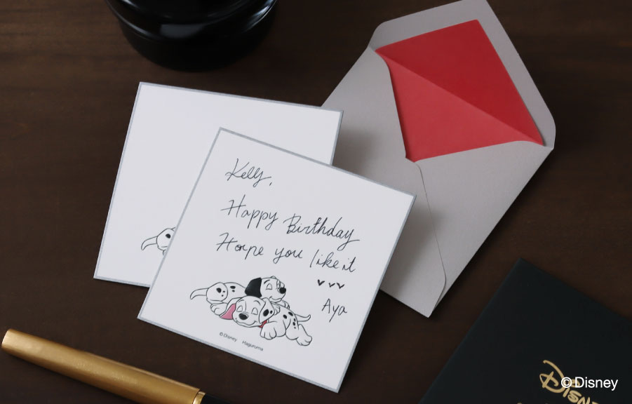 洗練されたミニメッセージカードセット