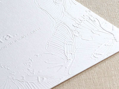 第10回　ブラインドエンボス加工のカード