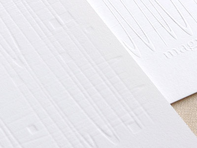 第10回　ブラインドエンボス加工のカード