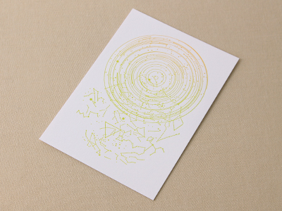 第13回 2段腐食版を使った箔押し加工