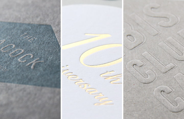 選べる印刷加工