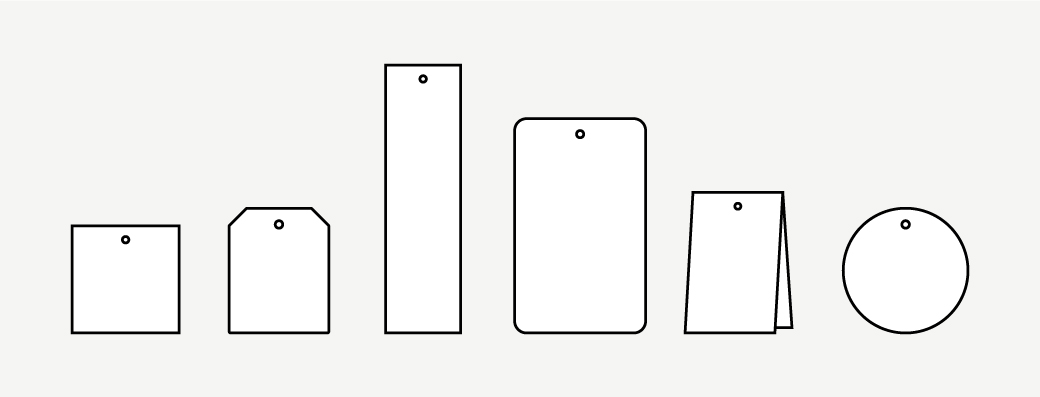 羽車が提案するペーパータグ・下げ札の特徴