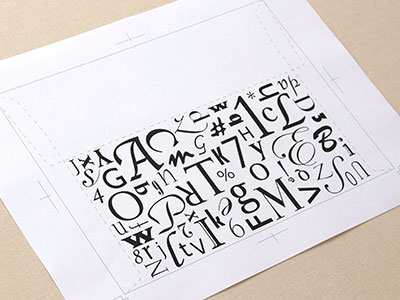 第9回　トレーシングペーパーに空押し