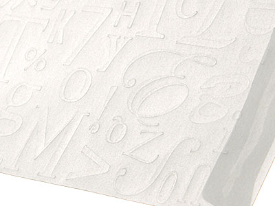 第9回　トレーシングペーパーに空押し