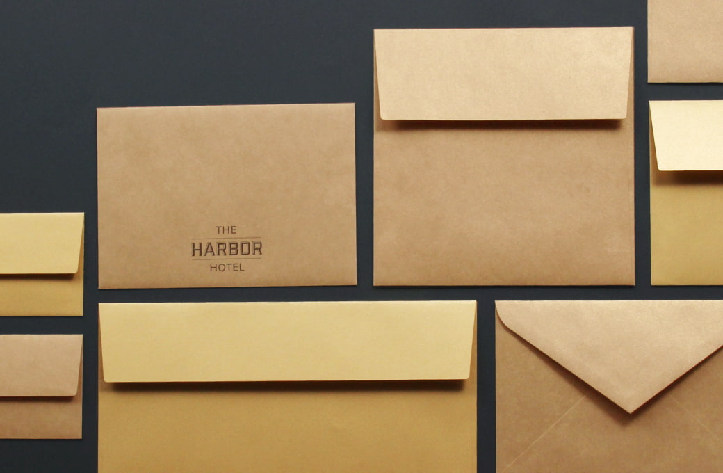 ゴールドの封筒