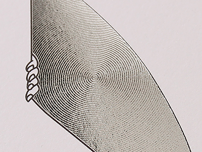 第13回　2段腐食版を使った箔押し加工