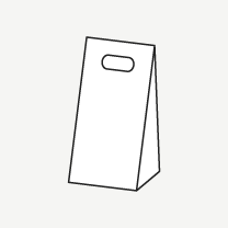 角底箱ロック式 持ち手付