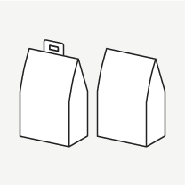 ロック式箱(曲面フック穴有・曲面)