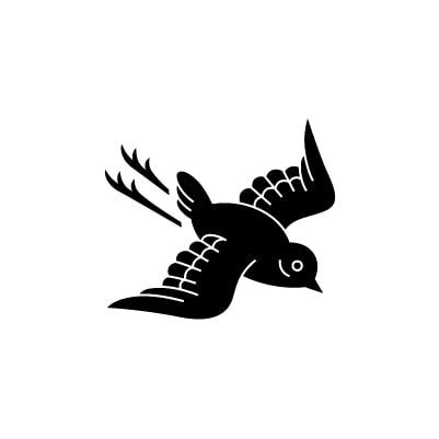 飛び鳥の紋