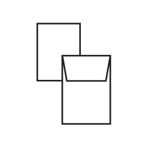 洋2タテカマス封筒＋Pカード