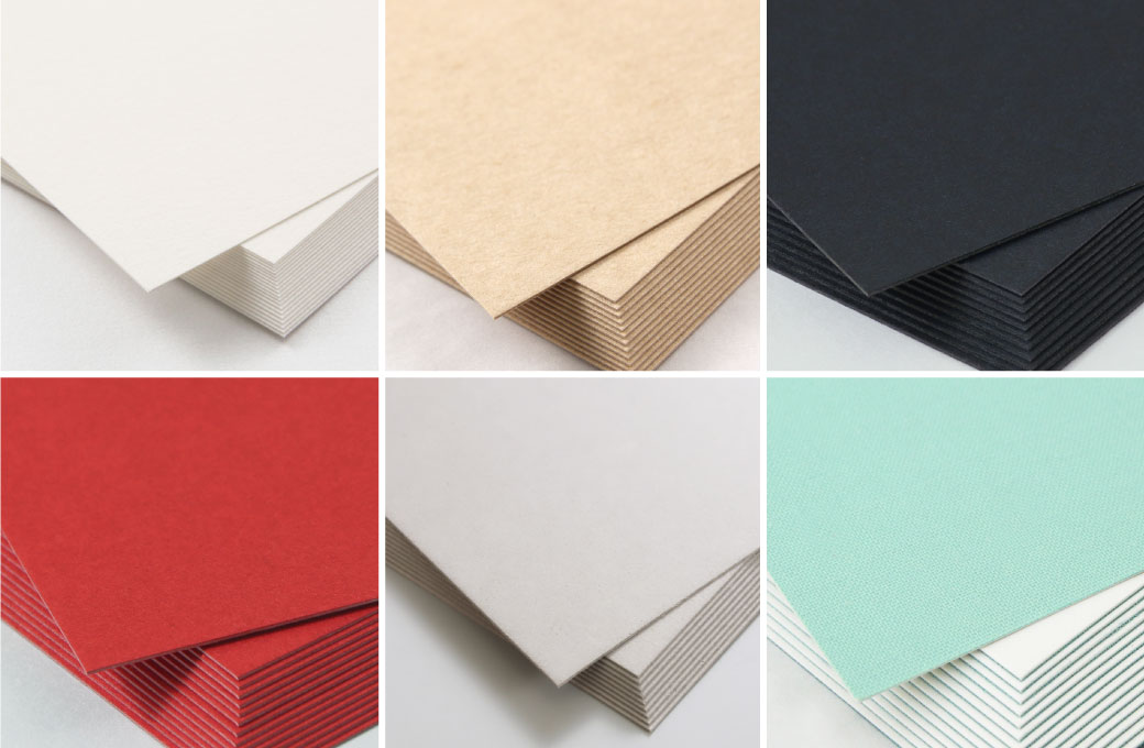 紙素材を選んで注文