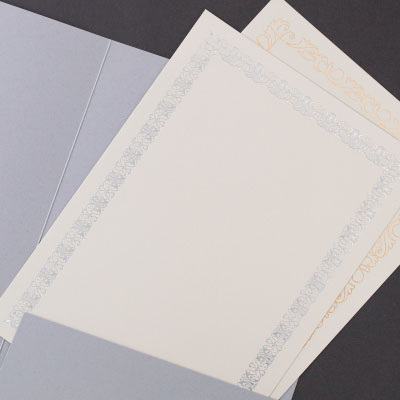 賞状・証書用紙／賞状用の袋・フォルダー類