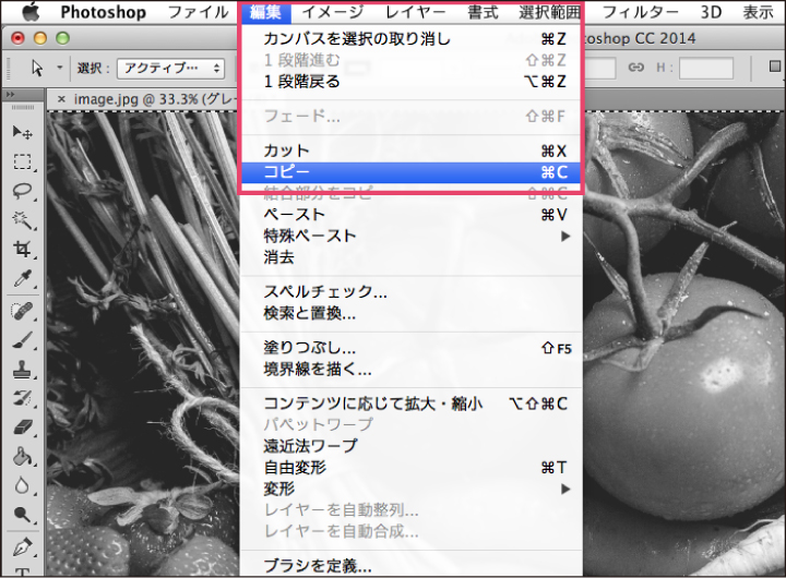 1色にする方法